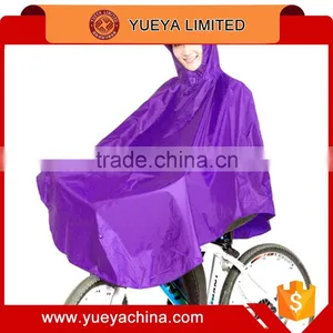 Fashion Unisex Hooded Raincoat Bike Rain Poncho Bicycle Rainwear Waterproof Rain Coat-purple thumbnail-1