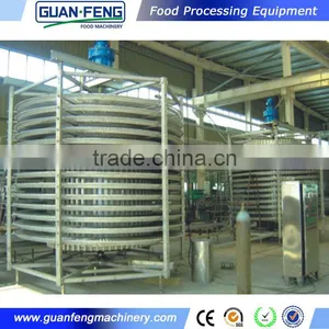 Anti-corrosion Seafood/ Steamed Bun/ Dumplings Spiral Flash Freezer thumbnail-2