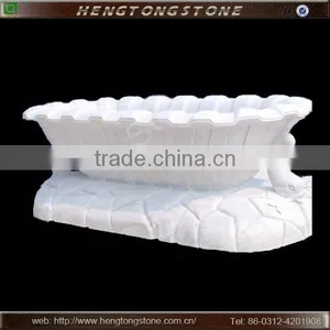 Natural Stone Oval Marble Bathtub thumbnail-1