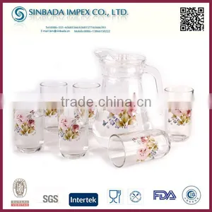 R104 Daily Use Products, Hot Eco-Friendly 7pcs Chinese Glass Tea Set thumbnail-2