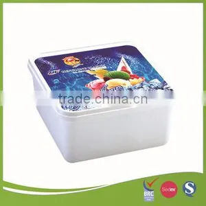 2L IML Plastic Cream Container thumbnail-1
