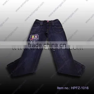 Moustache Effect Girls Jeans thumbnail-1