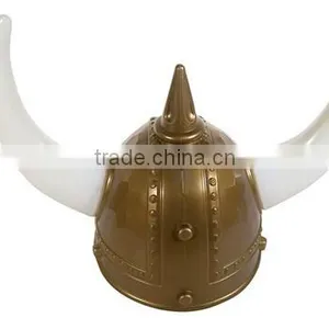 Men's Viking Helmet With Horns and Spike thumbnail-1