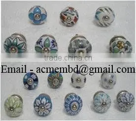 Indian Ceramic Drawers Pull Knobs thumbnail-1