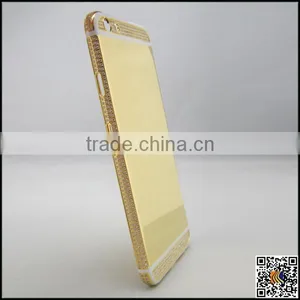 24k Gold Crystal Housing for Iphone 6s,for Iphone 6s Diamond Back Cover,back Cover Housing for Iphone 6s thumbnail-4