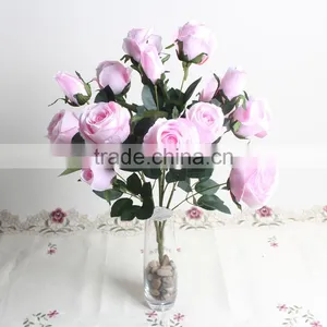 SJ1101501 Wedding Centerpieces Artificial Silk Flowers Rose thumbnail-4