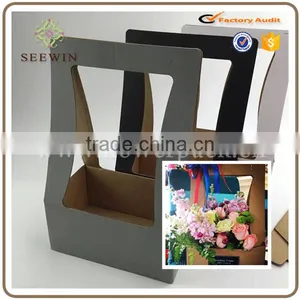 Gift Packing Usage Brown Kraft Paper Bag and Flower Pot Price thumbnail-3