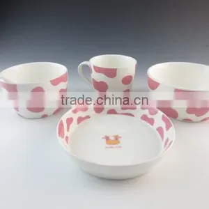 5pcs Lovely Design Fine Porcelain Type Dinner Set thumbnail-1