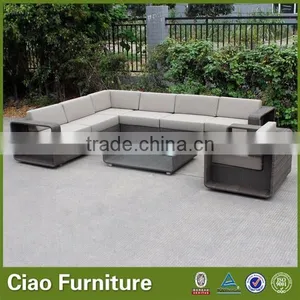 Garden Furniture Outdoor Sofa Rattan Corner Sofa Set thumbnail-1