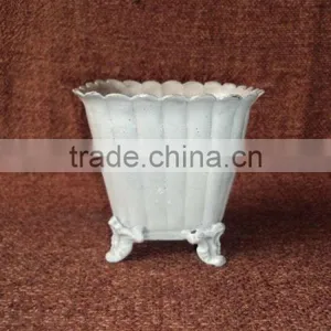 Iron Metal Flower Pot,Decorative Metal Flower Pots thumbnail-1
