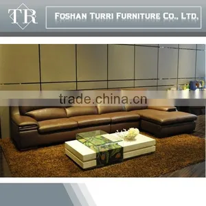 Luxury Furniture Chesterfiled Coner Leather Sofa thumbnail-6