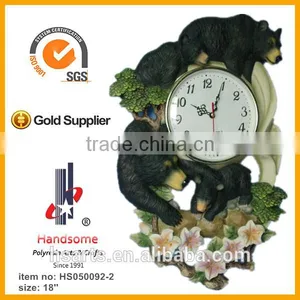 18 Inch Hot Sales Resin Clock 3d Last Supper Carving Wall Art Hanging Decoration thumbnail-3