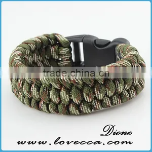 Top Quality Wholesale Diy 350 Paracord Bracelet Styles With Whistle thumbnail-1
