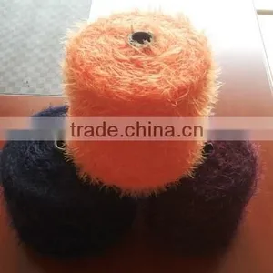 100%Dyed Fancy Feather Yarn for Knitting Scarf thumbnail-3