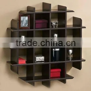 Pretty Decorative Household Wooden Wall Shelf thumbnail-1