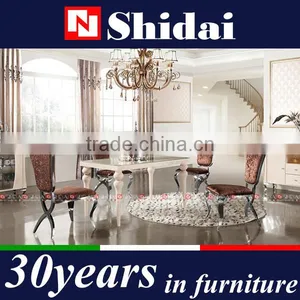 High Gloss Table, High Gloss Dining Table, White High Gloss Dining Table LV-A801A thumbnail-5