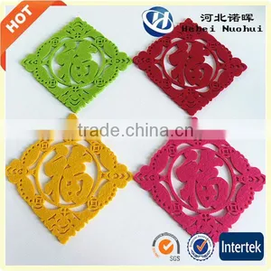 Smile Felt Coaster ; Featured Felt Coaster thumbnail-2