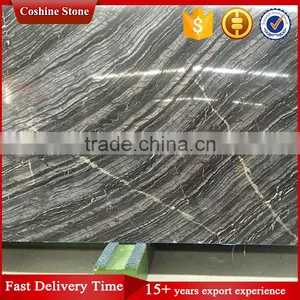 Black Wooden Vein Marble, China Polished Tree Black Marble thumbnail-4