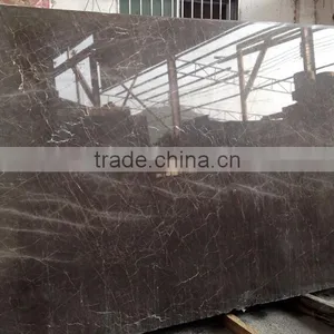 Gold Inlaid With Jade Brown Marble Tiles and Slabs thumbnail-3