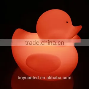 Yollow Color Led Lighting Decoration Duck for Kids Playing thumbnail-2
