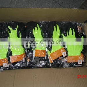 Nylon With Black Latex Gloves Safety Gloves thumbnail-2