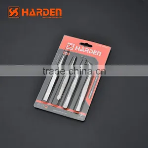 4PCS Stainless Steel Curved Tweezer Set thumbnail-3