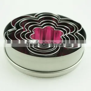 47095 6pcs Flowers Stainless Steel Cookie Cutter Set thumbnail-5