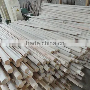 Pine Wood Hard Broom Stick and Handle thumbnail-3