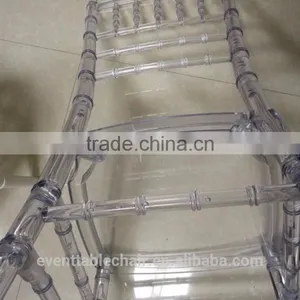 New Design Model Transparent Swivel Crystal Chiavari Chair Made by Resin thumbnail-3