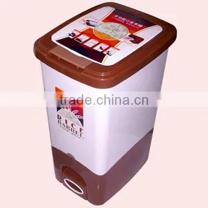 Large Capacity Plastic Rice Measuring Storage Box Container thumbnail-1