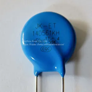 Varistor, Metal Oxide Varistor, MOV, 14D561K Disc. Ceramic Resistors thumbnail-1