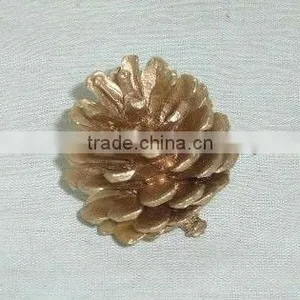 Decorative Gold Pine Cones thumbnail-1