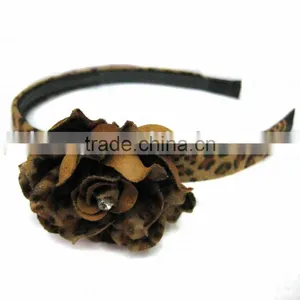 Fashion Headband With Rose Flower thumbnail-1