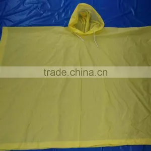 Yellow PEVA Poncho for Adult thumbnail-1