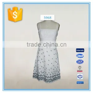 Ladies Spaghetti Strap South Cotton Dress Material Sleeveless Dress thumbnail-1