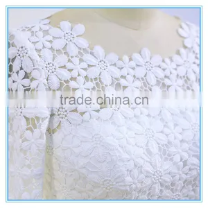 Fashion Women Embroidery Lace Wedding Bridesmaid Dress thumbnail-5