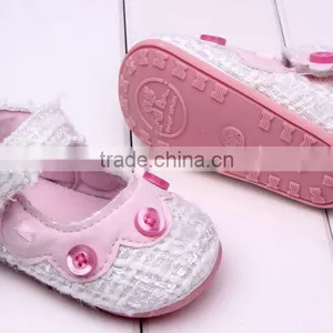 Brand New Baby Toddler Shoes Baby Girls Cute Shoes With Button Soft and Comfortable Bottom Shoes thumbnail-1
