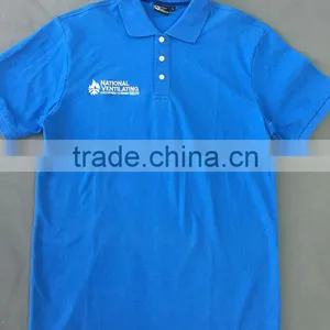 OEM Blue Summer Cotton Golf T-shirt Work Shirt thumbnail-1