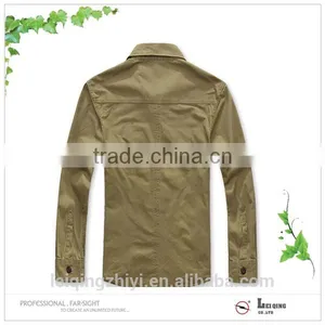 Pure Cotton Wholesale Clothing Factory Cheap Military Khaki Shirts thumbnail-3
