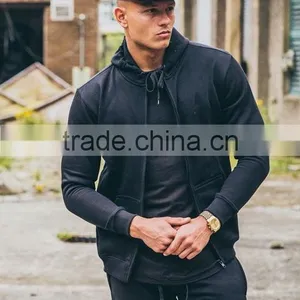 Cheap Custom Hoodie Tracksuit Slim Fit Plain Tracksuit thumbnail-3