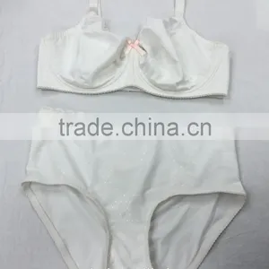 Ladies New Unwired Bra Comfortable Sexy Women Plus Size Bra Panty Set thumbnail-1