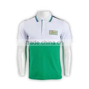Fitness Button Slim Waist Men Polo Shirt 100% Cotton thumbnail-3