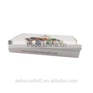 High Quality Custom Logo Rectangle Empty Tin Can thumbnail-1