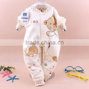 Wholesales Spring Printing Boys Long Sleeve Baby Cotton Rompers Jumpsuit thumbnail-2