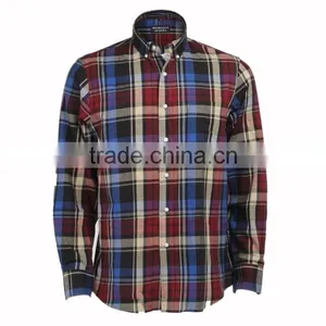 Men's Stylish Contrast Color Oxofrd Formal Shirt thumbnail-2