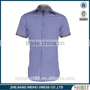 New Fashion Design Man's Slim Fit Short Sleeve Shirts thumbnail-2