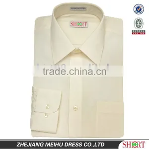 Men's Ivory T/C Dress Long Sleeve Shirts thumbnail-1
