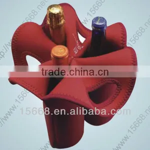Three Space Neoprene Bottle Cover With Holder thumbnail-1