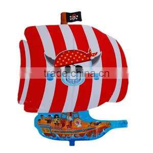 Aluminium Foil Balloon Halloween Skull Multicolor Boat Balloons For Party thumbnail-1