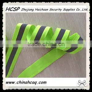 Custom Polyester Knitted Elastic Band, Reflective WebbingTape,Reflective Waved Webbing for Safety Garment thumbnail-2